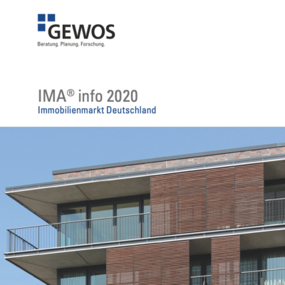 Neues Faltblatt zur GEWOS-Immobilienmarktanalyse IMA®erschienen
